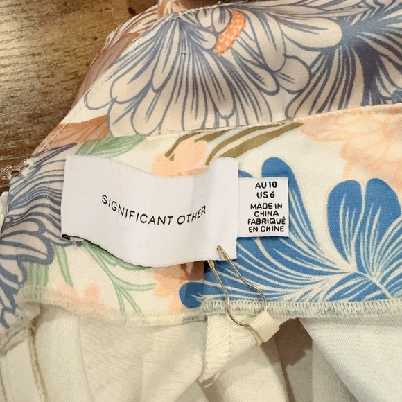 Significant Other Lana  Wide Leg Jumpsuit in Daylight Floral Size 6 NWT - Picture 11 of 11